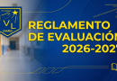 Reglamento de Evaluación 2026-2027
