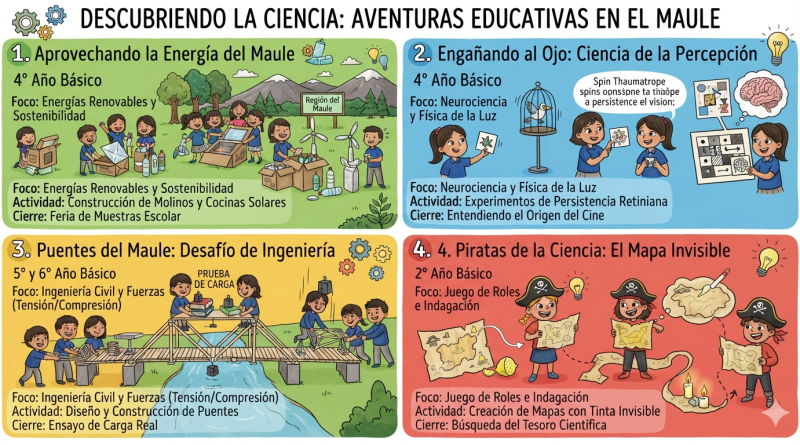 Talleres a cargo del Profesor Carlos Vásquez